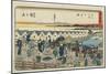 No.1: Nihonbashi, 1847-1852-Utagawa Hiroshige-Mounted Giclee Print