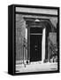 No 10 Downing Street Doorway-null-Framed Stretched Canvas