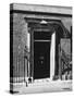 No 10 Downing Street Doorway-null-Stretched Canvas