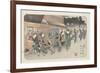 No.10 Fukaya Station, 1830-1844-Keisai Eisen-Framed Giclee Print