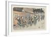 No.10 Fukaya Station, 1830-1844-Keisai Eisen-Framed Giclee Print