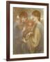 No. 1011 Study for 'The Bower Meadow', C.1872-Dante Gabriel Rossetti-Framed Giclee Print