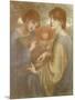 No. 1011 Study for 'The Bower Meadow', C.1872-Dante Gabriel Rossetti-Mounted Giclee Print