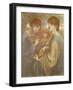 No. 1011 Study for 'The Bower Meadow', C.1872-Dante Gabriel Rossetti-Framed Giclee Print