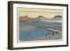 No.11: Ferry Port at the Kanna River Near Honjo Station, 1830-1844-Keisai Eisen-Framed Giclee Print