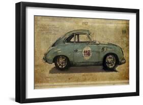 No. 118 Porsche 356-Sidney Paul & Co.-Framed Giclee Print
