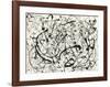 No. 14 (Gray)-Jackson Pollock-Framed Art Print