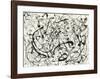 No. 14 (Gray)-Jackson Pollock-Framed Art Print