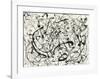 No. 14 (Gray)-Jackson Pollock-Framed Art Print