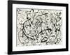 No. 14 (Gray)-Jackson Pollock-Framed Art Print