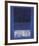 No 14. White and Greens in Blue-Mark Rothko-Framed Art Print