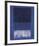 No 14. White and Greens in Blue-Mark Rothko-Framed Art Print