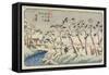 No.15 Itahana, 1830-1844-Keisai Eisen-Framed Stretched Canvas