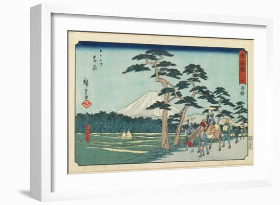 No.15 Yoshiwara, 1847-1852-Utagawa Hiroshige-Framed Giclee Print