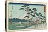 No.15 Yoshiwara, 1847-1852-Utagawa Hiroshige-Stretched Canvas