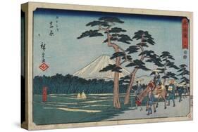 No.15 Yoshiwara, 1847-1852-Utagawa Hiroshige-Stretched Canvas