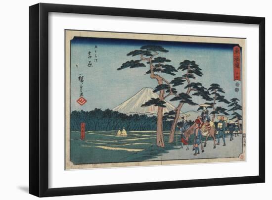 No.15 Yoshiwara, 1847-1852-Utagawa Hiroshige-Framed Giclee Print