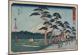 No.15 Yoshiwara, 1847-1852-Utagawa Hiroshige-Mounted Giclee Print