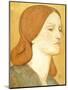 No.1575 Head of a Girl in a Green Dress (Elizabeth Siddal), 1850-65-Dante Gabriel Rossetti-Mounted Giclee Print