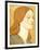 No.1575 Head of a Girl in a Green Dress (Elizabeth Siddal), 1850-65-Dante Gabriel Rossetti-Framed Giclee Print