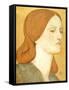 No.1575 Head of a Girl in a Green Dress (Elizabeth Siddal), 1850-65-Dante Gabriel Rossetti-Framed Stretched Canvas