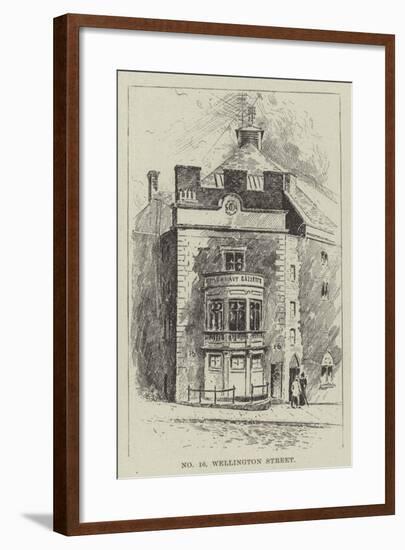 No 16, Wellington Street-null-Framed Giclee Print