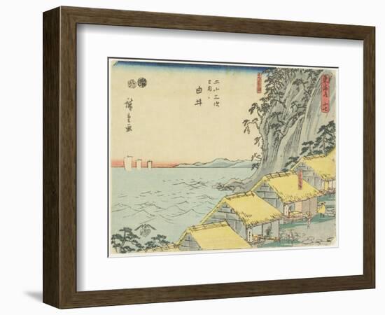 No.16 Yui, 1847-1852-Utagawa Hiroshige-Framed Giclee Print