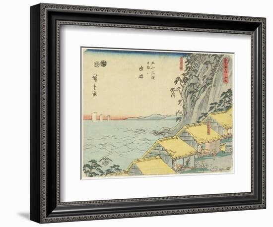 No.16 Yui, 1847-1852-Utagawa Hiroshige-Framed Giclee Print