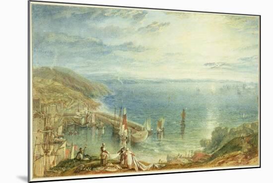 No.1790 Torbay from Brixham, C.1816-17-J. M. W. Turner-Mounted Giclee Print