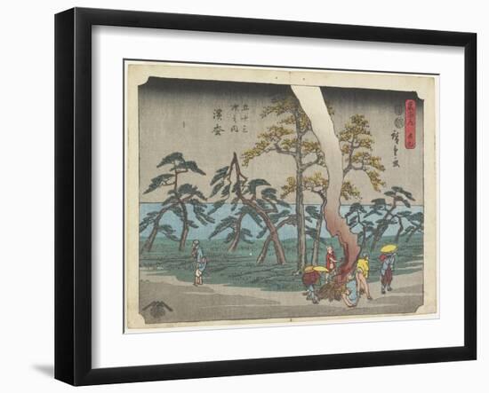 No.19 Hamamatsu, 1847-1852-Utagawa Hiroshige-Framed Giclee Print