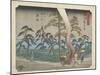 No.19 Hamamatsu, 1847-1852-Utagawa Hiroshige-Mounted Giclee Print