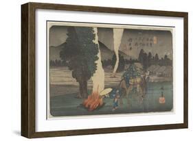 No.19 Karuizawa, 1830-1844-Utagawa Hiroshige-Framed Giclee Print