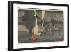 No.19 Karuizawa, 1830-1844-Utagawa Hiroshige-Framed Giclee Print