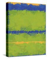 No. 1967 Olive Green Blue-Carmine Thorner-Stretched Canvas