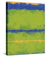 No. 1967 Olive Green Blue-Carmine Thorner-Stretched Canvas