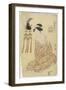 No. 2 Courtesan as Otomo No Kuronushi, C. 1793-1794-Chobunsai Eishi-Framed Giclee Print