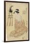 No. 2 Courtesan as Otomo No Kuronushi, C. 1793-1794-Chobunsai Eishi-Framed Giclee Print