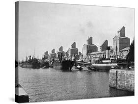 No 2 Dock and Grain Elevators, Buenos Aires, Argentina-null-Stretched Canvas