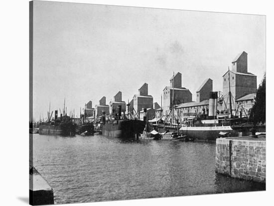 No 2 Dock and Grain Elevators, Buenos Aires, Argentina-null-Stretched Canvas