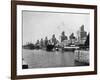 No 2 Dock and Grain Elevators, Buenos Aires, Argentina-null-Framed Premium Giclee Print