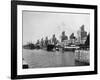 No 2 Dock and Grain Elevators, Buenos Aires, Argentina-null-Framed Giclee Print