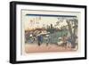 No.2: Itabashi Station, 1835-1836-Keisai Eisen-Framed Giclee Print