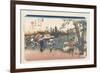 No.2: Itabashi Station, 1835-1836-Keisai Eisen-Framed Giclee Print