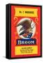 No. 2 Warehouse Eagle Broom Label-null-Framed Stretched Canvas