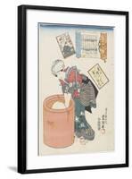 No. 20 Prince Motoyoshi, 1843-1847-Utagawa Kunisada II-Framed Giclee Print