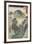 No.22 Mount Utsu, Okabe, July 1855-Utagawa Hiroshige-Framed Giclee Print