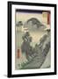 No.22 Mount Utsu, Okabe, July 1855-Utagawa Hiroshige-Framed Giclee Print