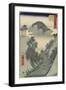 No.22 Mount Utsu, Okabe, July 1855-Utagawa Hiroshige-Framed Giclee Print