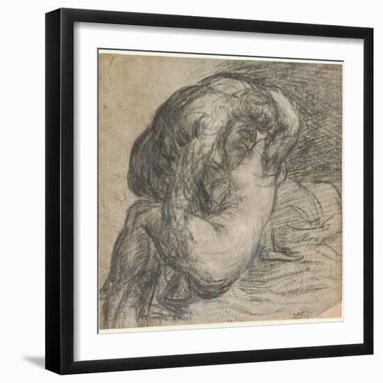 No.2256 Couple in an Embrace, or Jupiter and Io, C.1570-Titian (Tiziano Vecelli)-Framed Premium Giclee Print