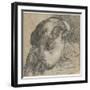 No.2256 Couple in an Embrace, or Jupiter and Io, C.1570-Titian (Tiziano Vecelli)-Framed Premium Giclee Print